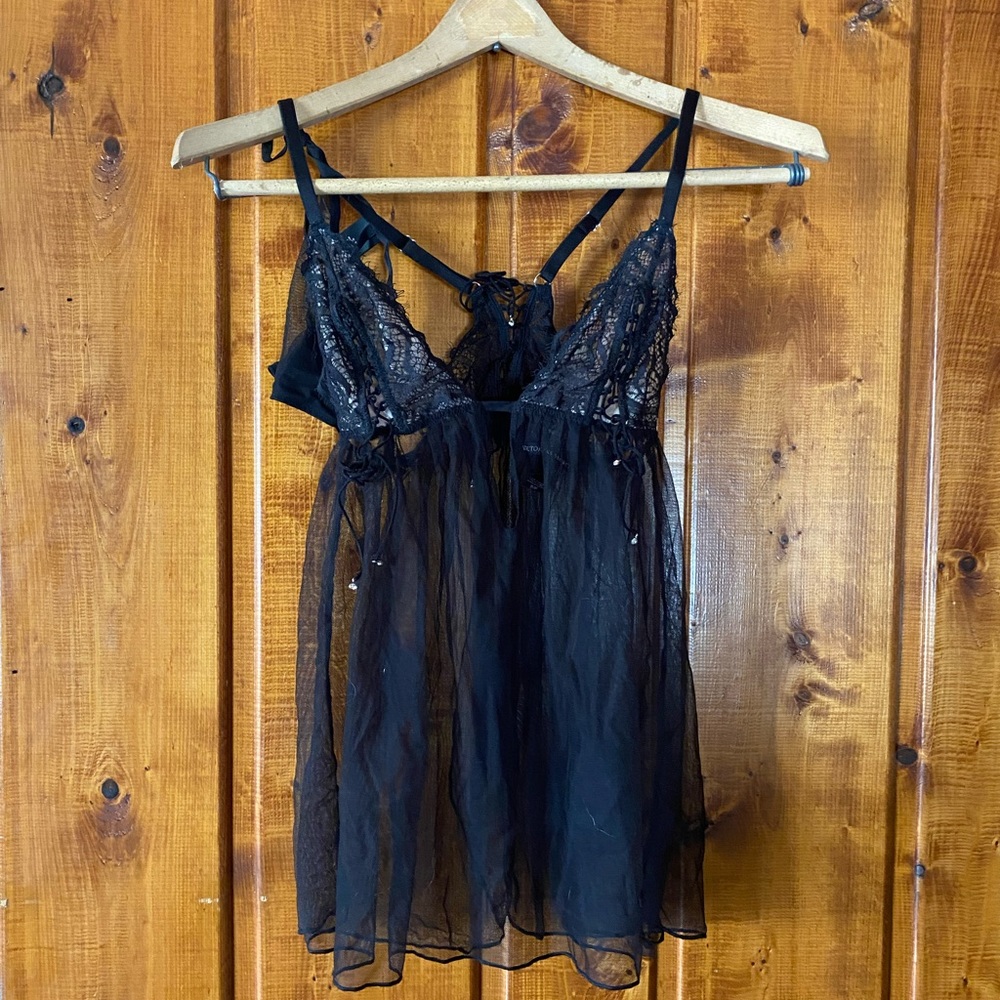 Victoria Secret Lingerie Set W/ Matching Underwear Gem